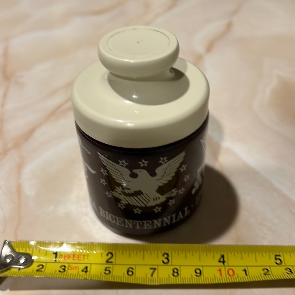 Vintage united state of America Bicentennial 1776-1976 Mustard Jar